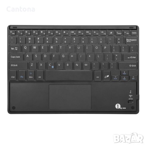 Bluetooth ултра тънка клавиатура с тъчпад, акумулаторна батерия