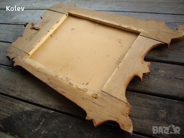 Дърворезба рамка Сливен от 1908, снимка 16 - Антикварни и старинни предмети - 35247667