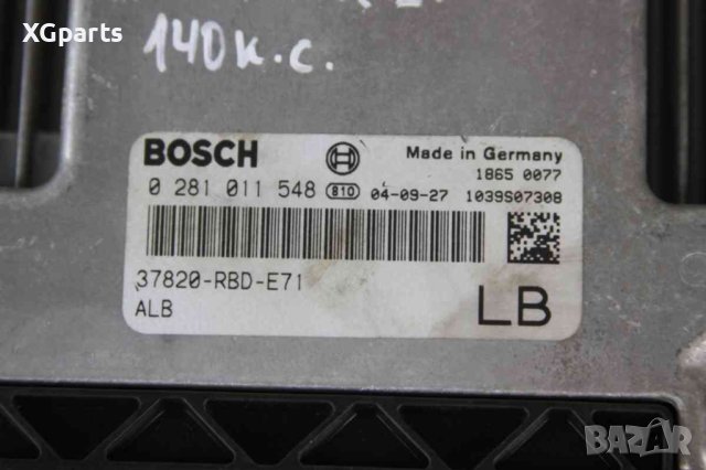 Компютър двигател за Honda Accord VII 2.2i-ctdi 140 к.с. (2003-2007) 0281011548, снимка 2 - Части - 43942170