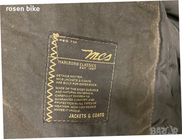 ''MCS Marlboro Classics''оригинално мъжко яке М размер , снимка 4 - Якета - 38548792