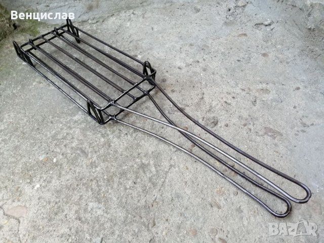 Стара Преносима Затваряща Скара. , снимка 4 - Антикварни и старинни предмети - 37126262