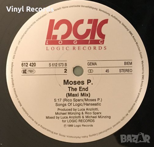 Moses P. ‎– Can This Be Love (Remix by Ben Liebrand) Vinyl , 12", снимка 3 - Грамофонни плочи - 33674707