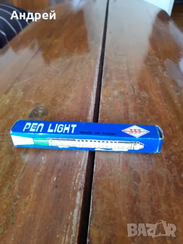 Стара химикалка фенерче, снимка 1