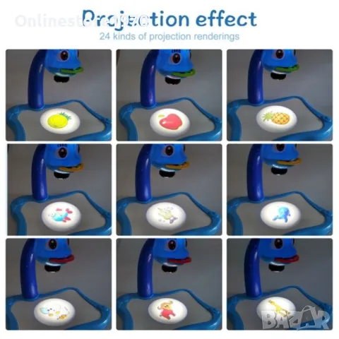 Детски проектор за рисуване си и розов цвят **АКЦИЯ**, снимка 8 - Рисуване и оцветяване - 47960735