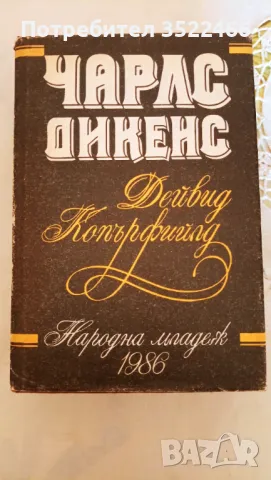 Продавам книги, юношеска литература. Дейвид Копърфийлд - Чарлс Дикенс, Анушка- Болеслав Прус, снимка 1