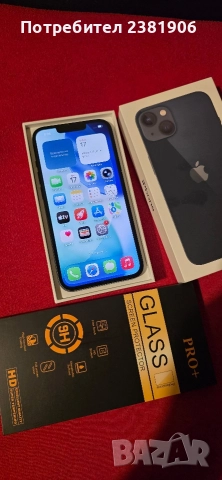iPhone 13 Midnight 128GB 70% battery ПЪЛЕН КОМПЛЕКТ!, 450 лв , снимка 2 - Apple iPhone - 52837642