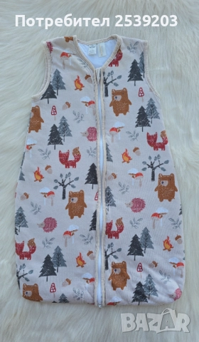 Детски спален чувал 0-7 месеца , снимка 4 - Спални чували за бебета и деца - 52718638