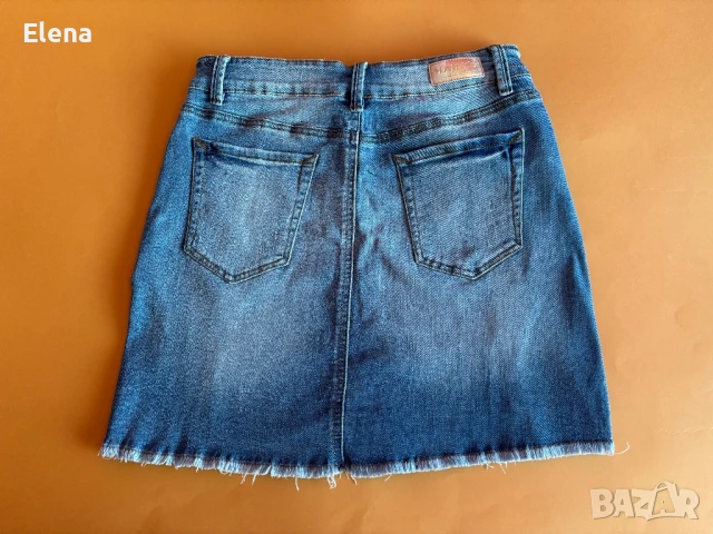 Дънкова пола, снимка 2 - Поли - 51369198