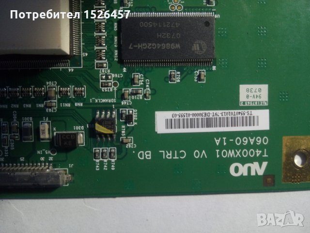 T-con board for LСD TV Samsung LE40S81B 06A60-1A T400XW01 V0, снимка 2 - Части и Платки - 28587176