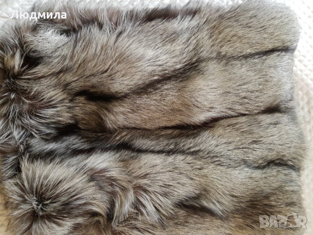 Елек,италиански,нов,сребърна лисица,цели кожи,висок клас,качество