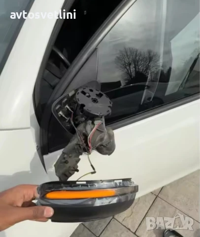 LED Динамични Бягащи Мигачи за Огледала – VW Golf 6 MK6 / GTI / R20, снимка 10 - Части - 50661408