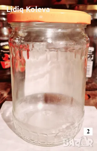 Буркани на винт с капачки, снимка 2 - Буркани, бутилки и капачки - 48438365