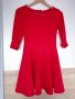 Червена малка рокля, размер С-М, снимка 1 - Рокли - 32913210
