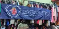 SCANIA Baner-45 см на 180 см с 6 броя капси за закачане, снимка 1