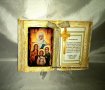 Подарък за Кръстници- Книга Икона- с икона/ снимка и поздрав по желание, снимка 17