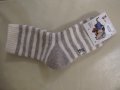 Машинно плетени детски чорапи от 100 % вълна, размер 5, снимка 1 - Чорапи - 42952538