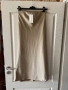 Нова елегантна дълга бежова пола с етикет сатен сатенена трапец русалка , снимка 1