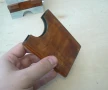 Хендмейд дървено калъфче за банкови карти., снимка 2