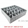 Органайзер за дрехи - 3 части сив - код 2534 СИВИ, снимка 2