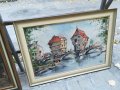 Ri-106х75см-голяма картина с рамка-рисувано върху платно, снимка 2