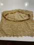Уникална плажна плетена лятна пола бежов цвят , снимка 4