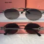 Miu 2024 дамски слънчеви очила елипса овални кръгли 4 цвята, снимка 2