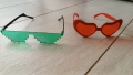 Парти очила сърца сърце Minecraft, снимка 6