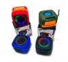 Мини преносима Bluetooth колонка с RGB LED светлини и Super Bass, снимка 9