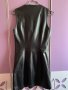 Черна кожена рокля , снимка 2