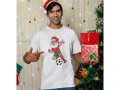 Тениски Дядо Коледа футболист Мъжки и детски, снимка 2