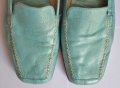 Aero Soles дамски обувки синьо-зелени естествена кожа, снимка 2