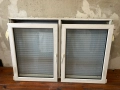 Употребявна PVC дограма - Прозорец + Комарник +Външна ролетна щора, снимка 1