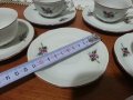Стар български порцелан чашки за кафе барок, снимка 7