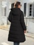 Зимно дамско яке със средна дължина и изчистен дизайн, 2цвята - 023, снимка 12