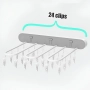 Самозалепваща се сгъваема стойка за сушене на дрехи с 24 щипки, снимка 9