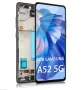 Дисплей за Samsung Galaxy A52, 5G, A526, тъч скрийн, с рамка, екран, тъчскрийн, A526W, A526U, A526, снимка 1