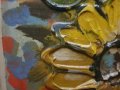 Релефна картина рисувана с маслени бои,подписана, снимка 9