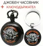 Мъжки стилен ретро джобен часовник + Ключодържател, комплект за подарък, снимка 7