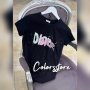 Черна тениска Dior  код VL12q89, снимка 1 - Тениски - 40874689