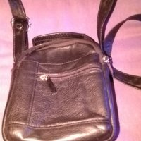 Чанта за през рамо и ръка -за колан -естествена кожа малка 165х125мм, снимка 3 - Чанти - 27647847
