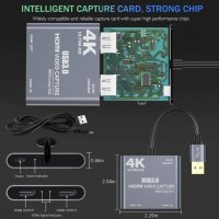 HDMI - USB 3.0 Video Capture Card Game Live Streaming OBS видео кепчър , снимка 3 - Други - 32911446