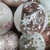 Стъклени коледни топки Christmas , снимка 3 - Декорация за дома - 42992277