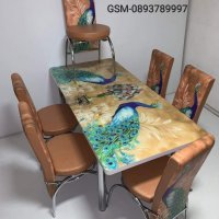 Турски трапезни маси с 6 стола , снимка 6 - Маси - 38364346