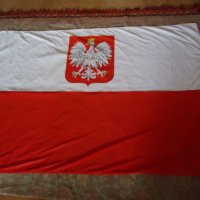 знаме на Полша, снимка 1 - Други ценни предмети - 32529771