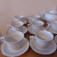 Сервиз за кафе 12 чаши български порцелан, снимка 3 - Сервизи - 44104135