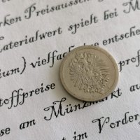 Райх монета - Германия - 5 пфенига | 1874г.; серия A, снимка 2 - Нумизматика и бонистика - 28341102