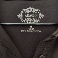 ADAGIO-уникална нова блуза ,пима памук, снимка 2 - Тениски - 35526836