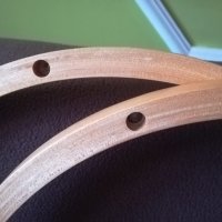 woodhoop maple 16" diameter, 8 holes, снимка 2 - Ударни инструменти - 43448886