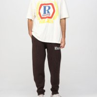 RHUDE Cream Grand Prix Hopps Logo Oversized Мъжка Тениска size S (M) и M (L), снимка 4 - Тениски - 42979314