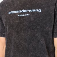 ALEXANDER WANG Acid Wash Logo Print Мъжка / Дамска Тениска size S и XL, снимка 6 - Тениски - 36940053